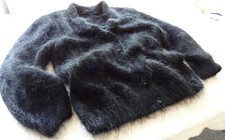 Dicker Mohair Cardigan Strickjacke Gr. XXL Sc...