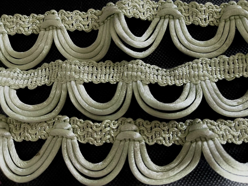 Lote de 22 piezas de borlas artesanales y de cortina, trenzas, cuerdas, flecos y adornos de pompón Foto 3 de 4