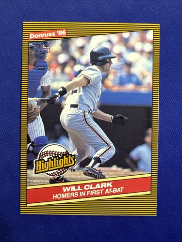 🎖️Tiffany & Rookie Lot🎖️1986 1987 ~ Will Clark ~ San Francisco Giants - Picture 8 of 11