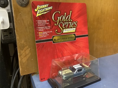 Johnny Lightning Gold Series 1968 Shelby GT-500 Ford Mustang blue 1:64 - Picture 6 of 6