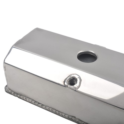 Fabricated Tall Valve Covers 1/4" Billet Rail For 1958-86 Chevy SBC 350 383 400 - Picture 7 of 10