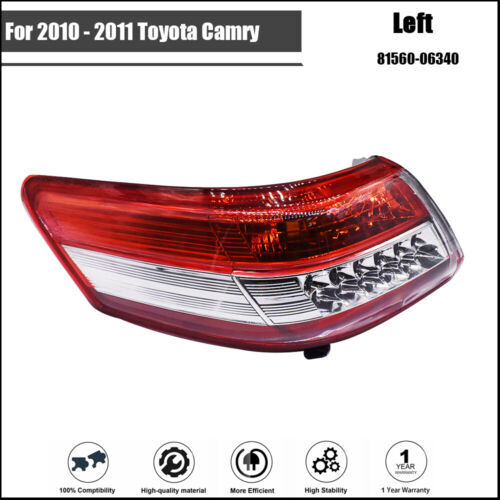 Pair Of Outer Tail Lights For 2012-2014 Toyota Camry - Left & Right Halogen Assemblies