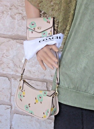 NWT Coach Swinger 20 Floral Print Purse, Purse + Wallet SET Or Wallet Options! - Picture 38 of 50
