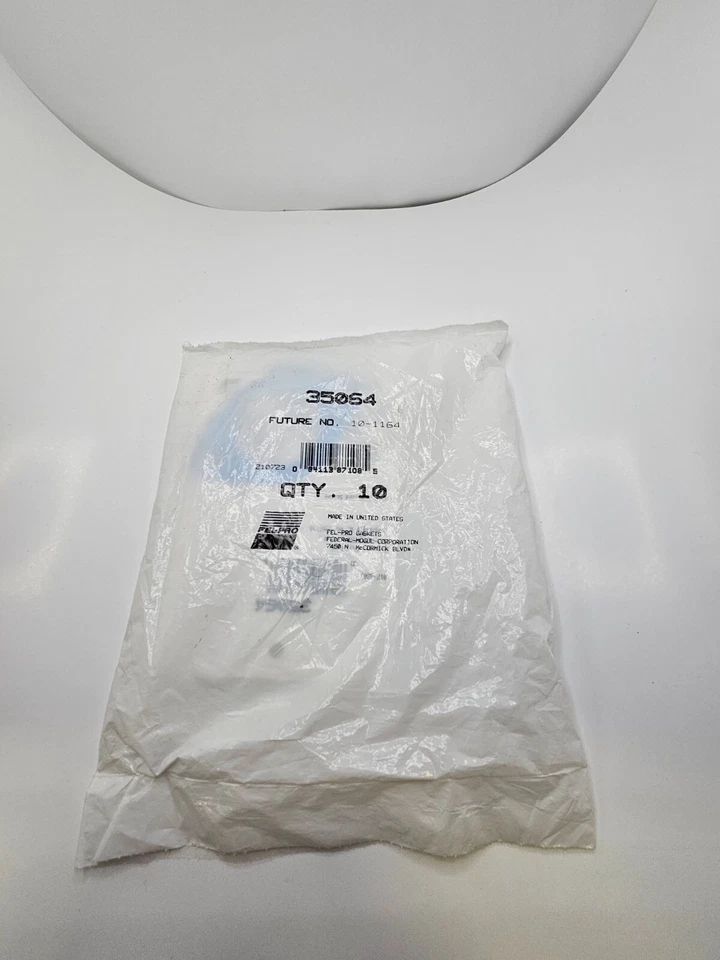 (CANTIDAD 10) Junta de salida de refrigerante del motor Fel-Pro 35064 para Dodge Plymouth V8 6 Foto 2 de 4