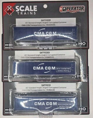 Scaletrains CMA/CGM 40' Containers