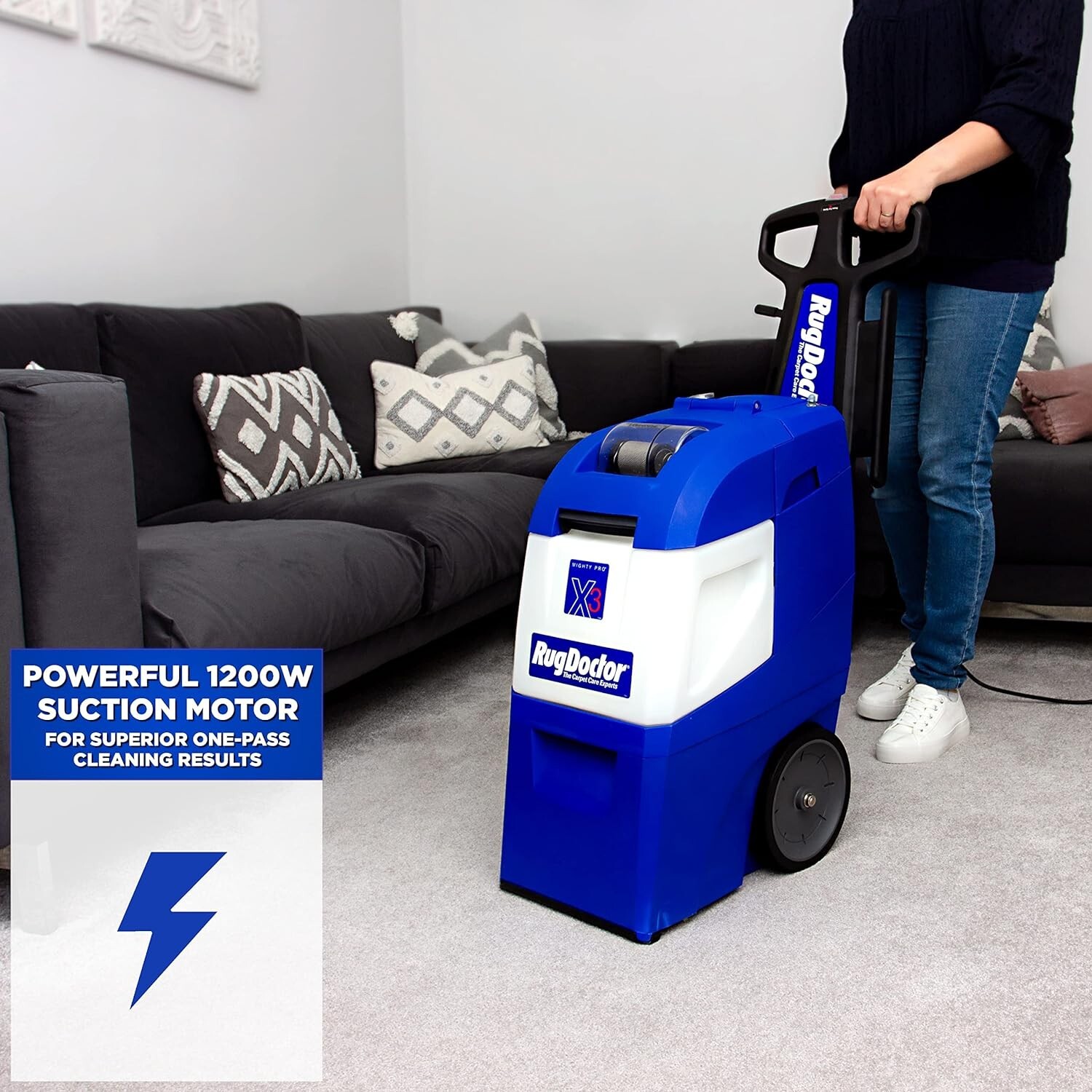 Rug Doctor X3 Mighty Pro carpet cleaning machine Stepon Blue eBay