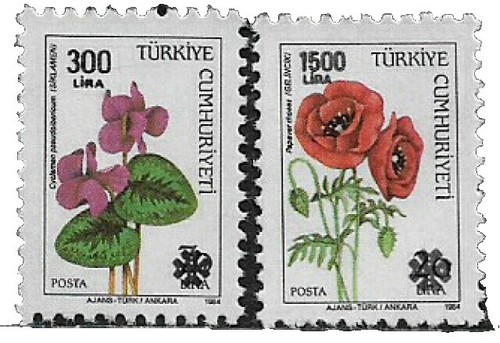67522] Turkey 1985 Flora flowers blumen fleur MNH | eBay