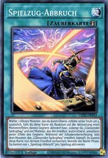 YuGiOh! Spielzug-Abbruch LEDE-DE052 SUPER RAR...