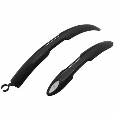 Jeu De Garde-Boue Vélo Polisport Expander City 51 Trekking 26 28 Noir - Accessoires vélo