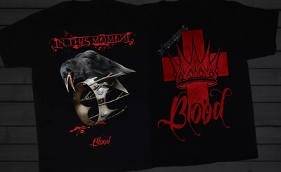 In This Moment band 2 sides Black shirt All sizes S-5Xl