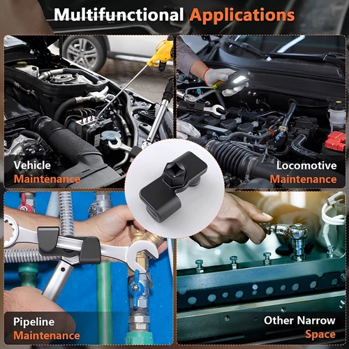 Universal Wrench Extender Adaptor for 1/2'' Drive Drop Forged Body Wrench*Extend - Picture 8 of 10