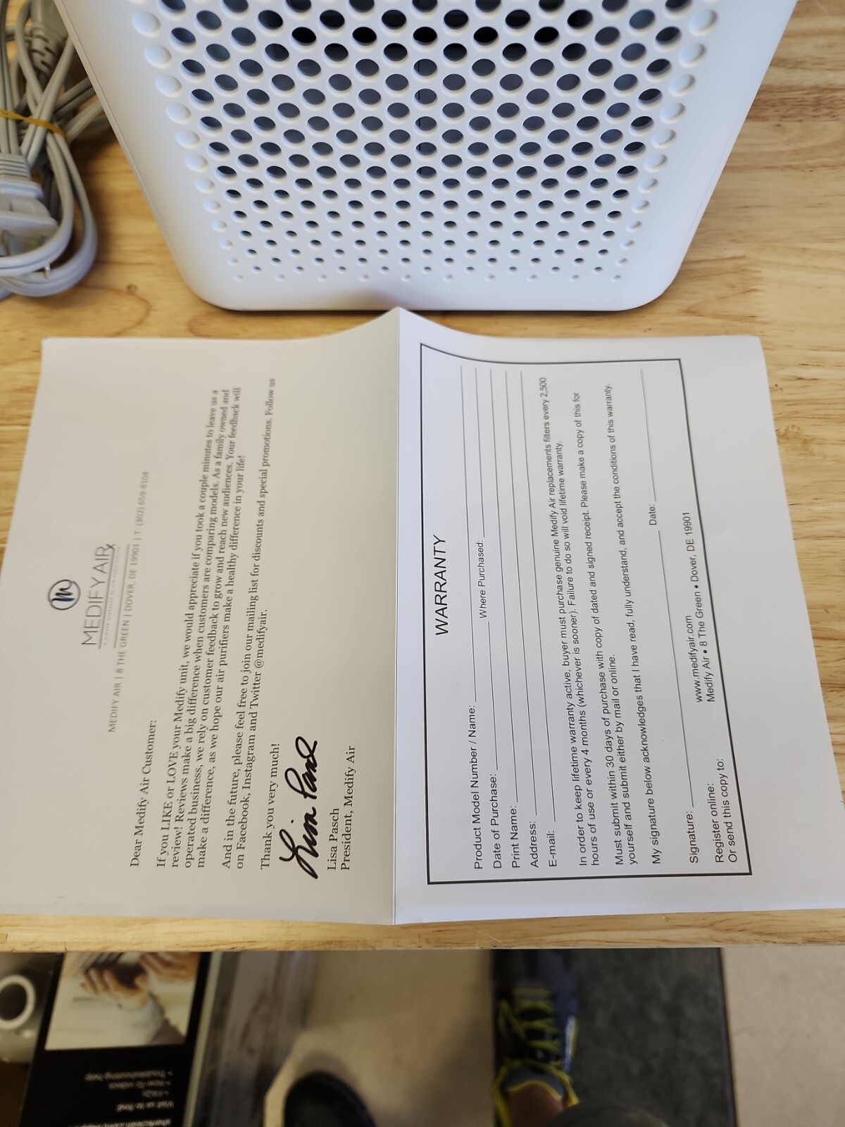 Medify MA25 Air Purifier H13 True HEPA Filter CADR 230 500 sq ft