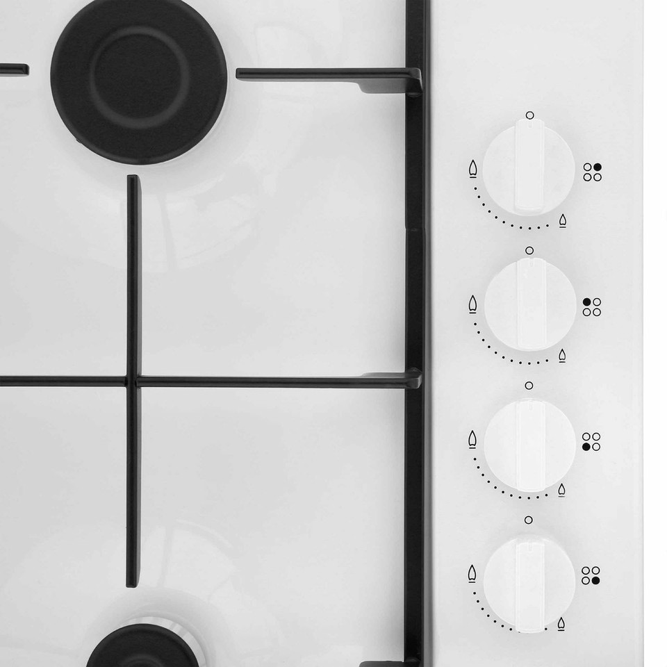 NEFF T26BR46W0 N30 Built In 58cm 4 Burners White Gas Hob 4242004187295