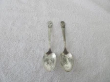 SET OF 2 [WM ROGERS MFG CO ] SILVER PLATED PRESIDENT SPOONS !!
