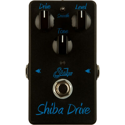 Suhr Shiba Drive Overdrive Guitar Effect Pedal, Black Suhr Shiba Drive Overdrive Guitar Effect Pedal, Black