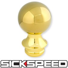 24k Gold Shift Knob And Boot Retaineradapter Manual Gear Shifter Lever 10x1.5