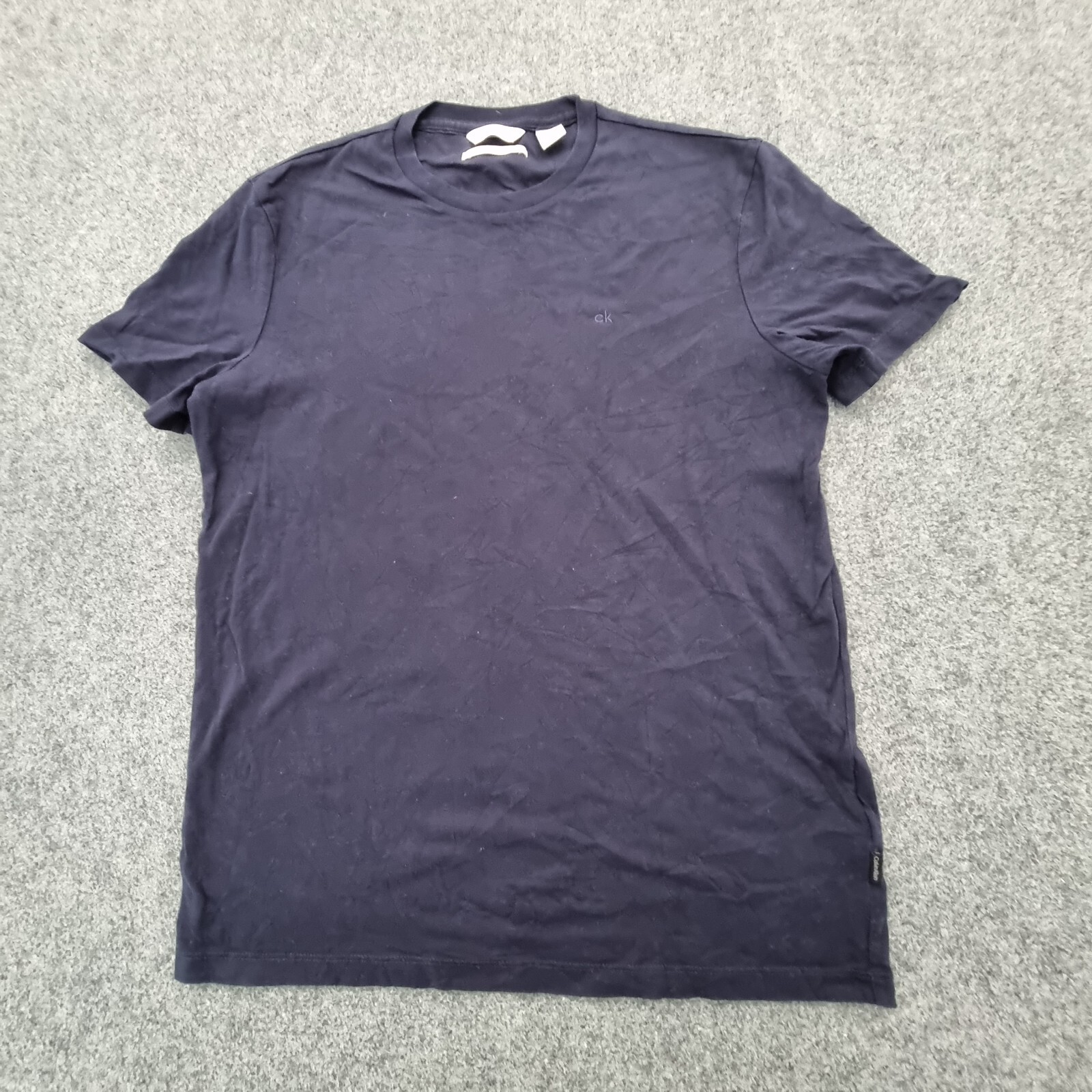 Calvin Klein Shirt Mens XSMALL blue short sleeve liquid touch beach Size XS
