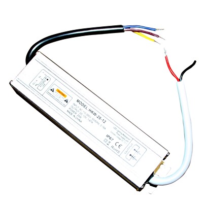 12V DC 20 Watt LED Power Supply Power Supply Travo Transformer IP 67 Driver 