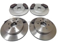 FOR NISSAN PATHFINDER 2.5 DCi + 4.0 2005-2012 FRONT & REAR BRAKE DISCS & PADS