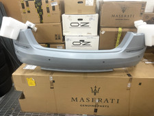 Maserati Ghibli Rear Bumper W/ Sensor Holes P/n 673004368 for sale 