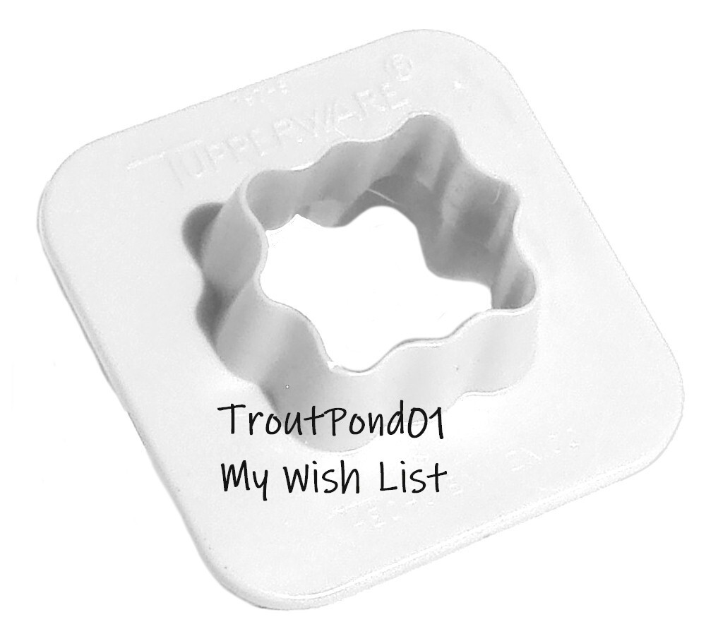Tupperware Mini Cookie Cutter Canape Dough Cheese Cutter Gadget White ...
