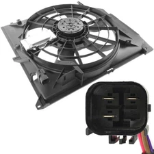 Radiator Cooling Fan Assembly Fits 1999-2005 BMW 3 Series E46 323 325i 328i 330i