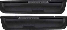 Lower Black Interior Door Panel Set 1972-1977 Firebird and Camaro Models