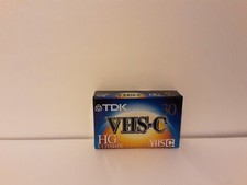 TDK VHS-C HG Ultimate 30 Camcorder Cassette Blank Video Tape, Quantity 1, Sealed