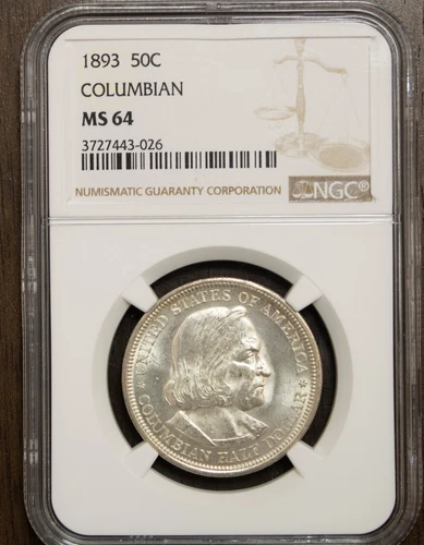 1893 Columbian Exposition Half Dollar NGC MS 64  Lot 1534