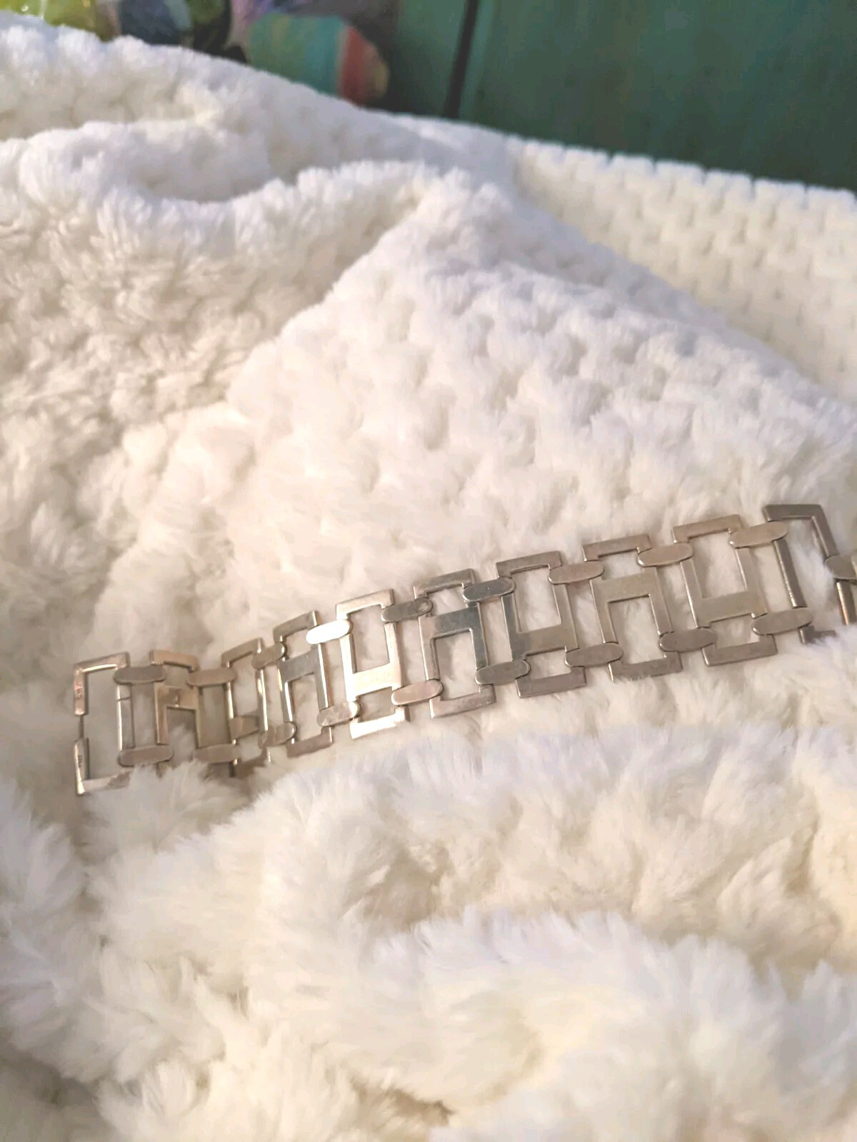 SOLID STERLING SILVER Bracelet. HEAVY PIECE - image 1