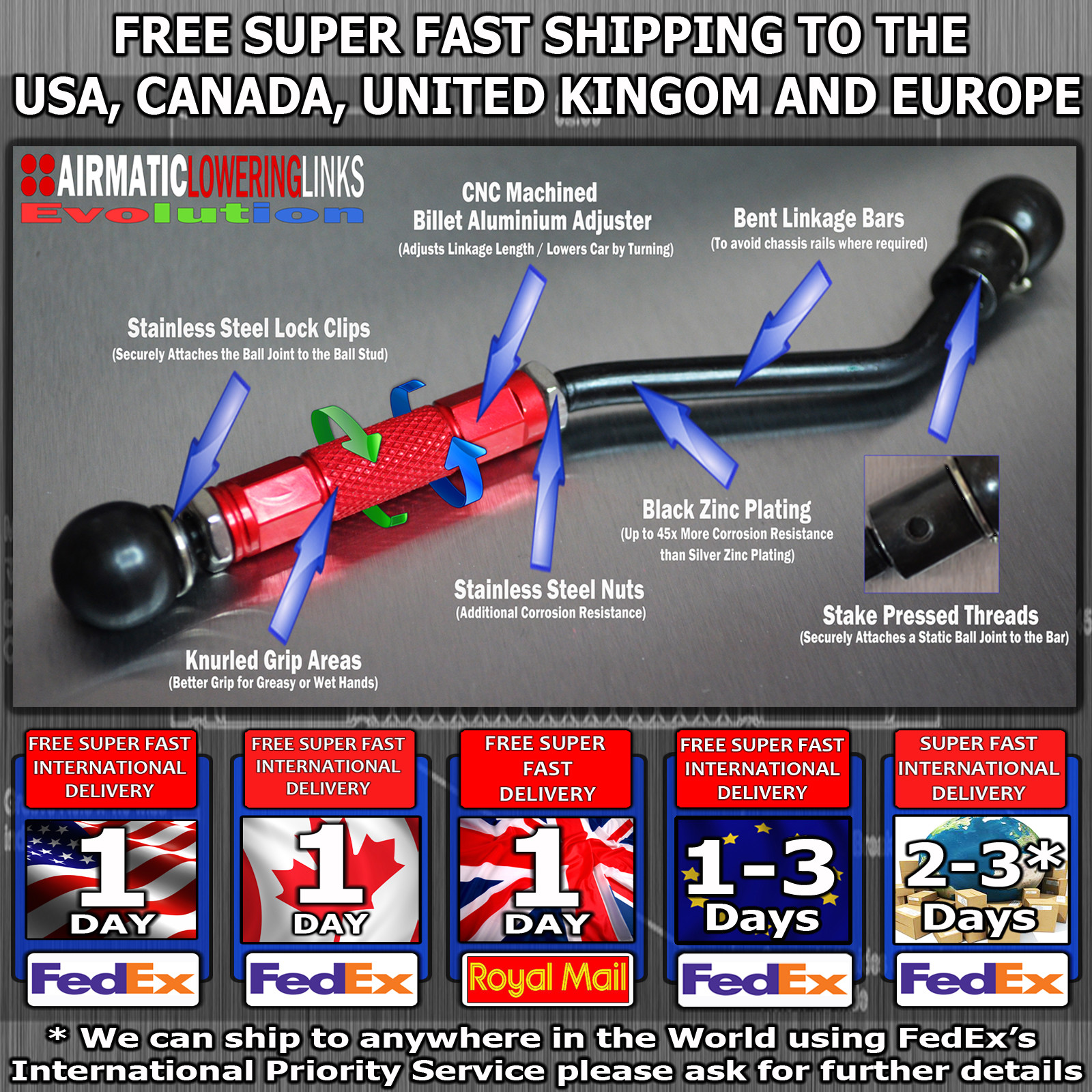 MERCEDES E CLASS W213 E63 E63S AIR SUSPENSION EVOLUTION LOWERING KIT