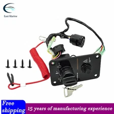 NEW Outboard Single Engine Key Switch Assembly Panel Fits Yamaha 704-82570-12-00