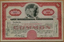 Lot 43 X Coty International Corporation 1940er/1950er 100 shares