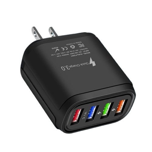 1x Fast Charge Wall Charger 40W 4 USB Port Universal Power Adapter For Travel - Photo 13 sur 16