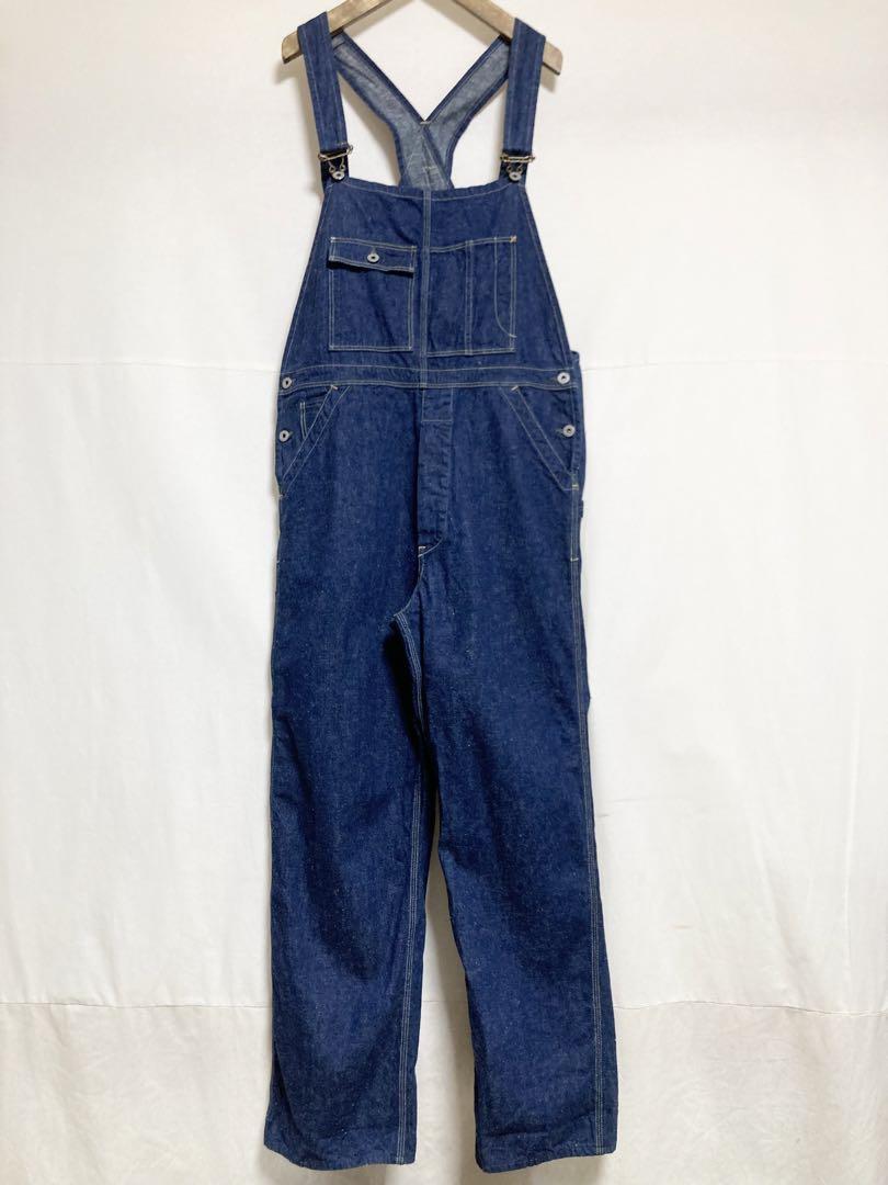 Orslow 1930s Denim Overalls L Light Weight Workwear Men