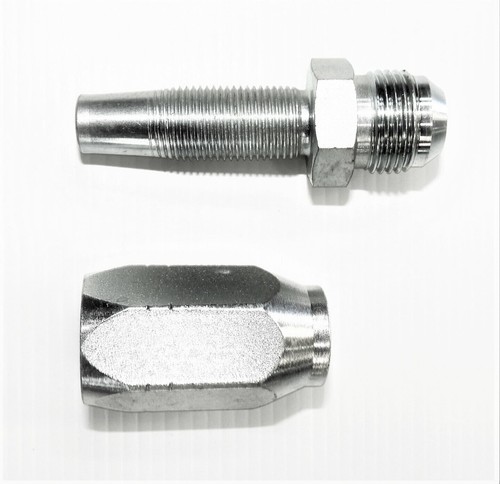 JIC Hydraulic Field Attachable/Reusable 2 Wire Fittings -Straight -Various Size - Picture 19 of 22