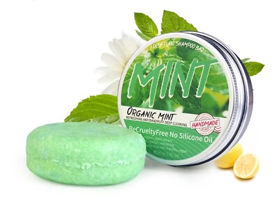 Mint 2-in-1 Shampoo Bar - Oil Control, Moisturizing Shampoo
