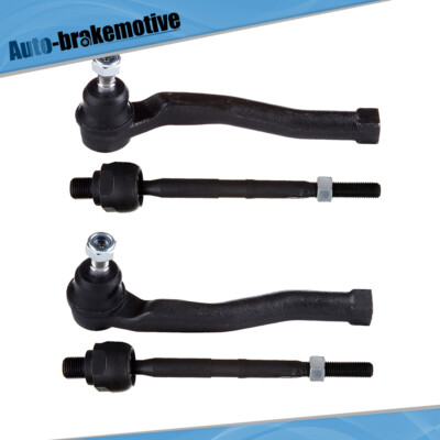 ☆Eタロ☆LURWA G3 For 2005-2010 09 Pontiac G3 Wave 4X Inner Outer Tie Rod End Links