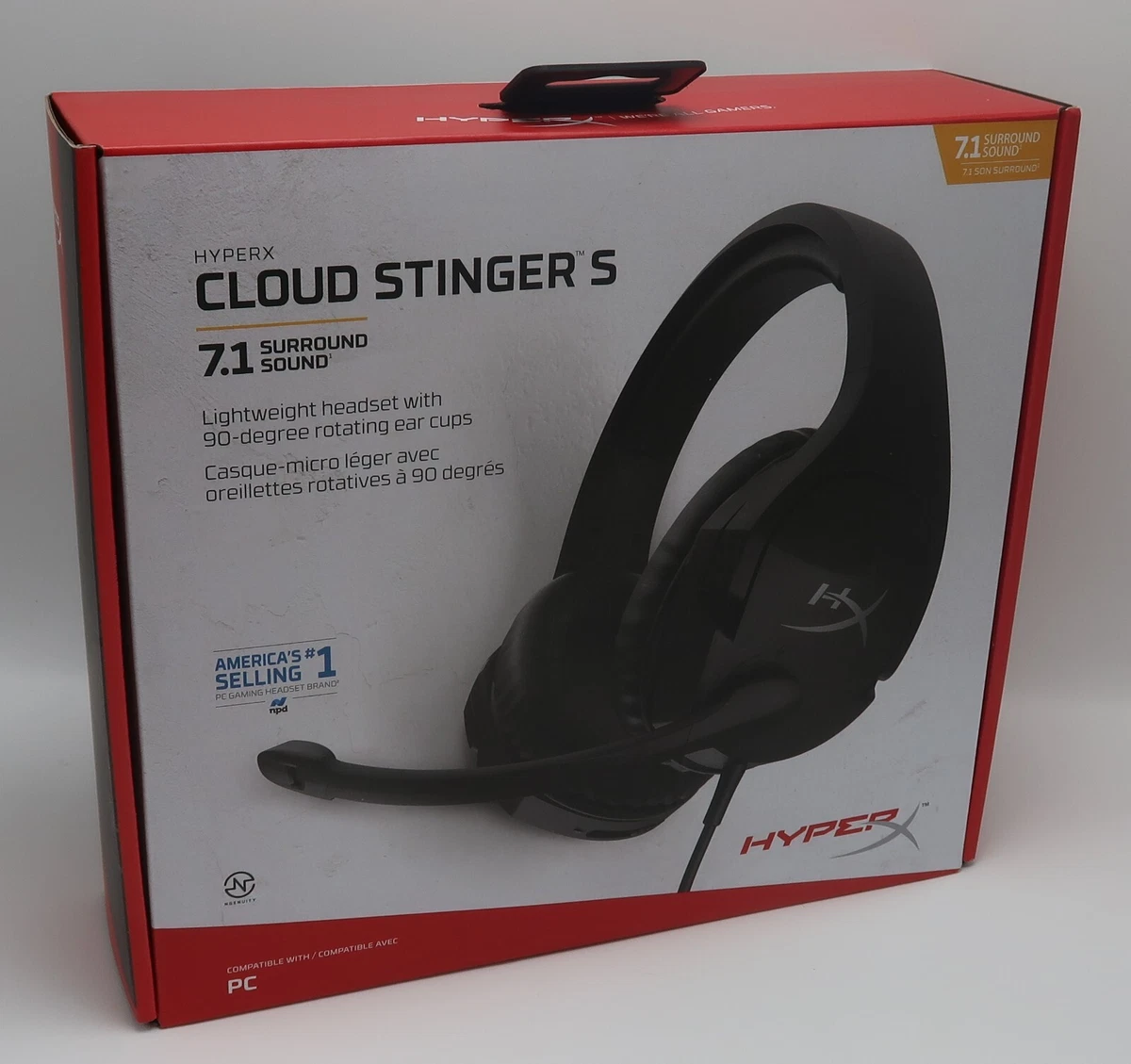 MICRO CASQUE GAMER - HYPERX CLOUD STINGER S 7.1 SURROUND SOUND