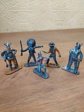 5 Vintage "Lone Star" Lead Figures