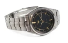 Vintage Seiko 5 Automatic 7009-876A Black Dial Gold Accent Men's Watch - Runs