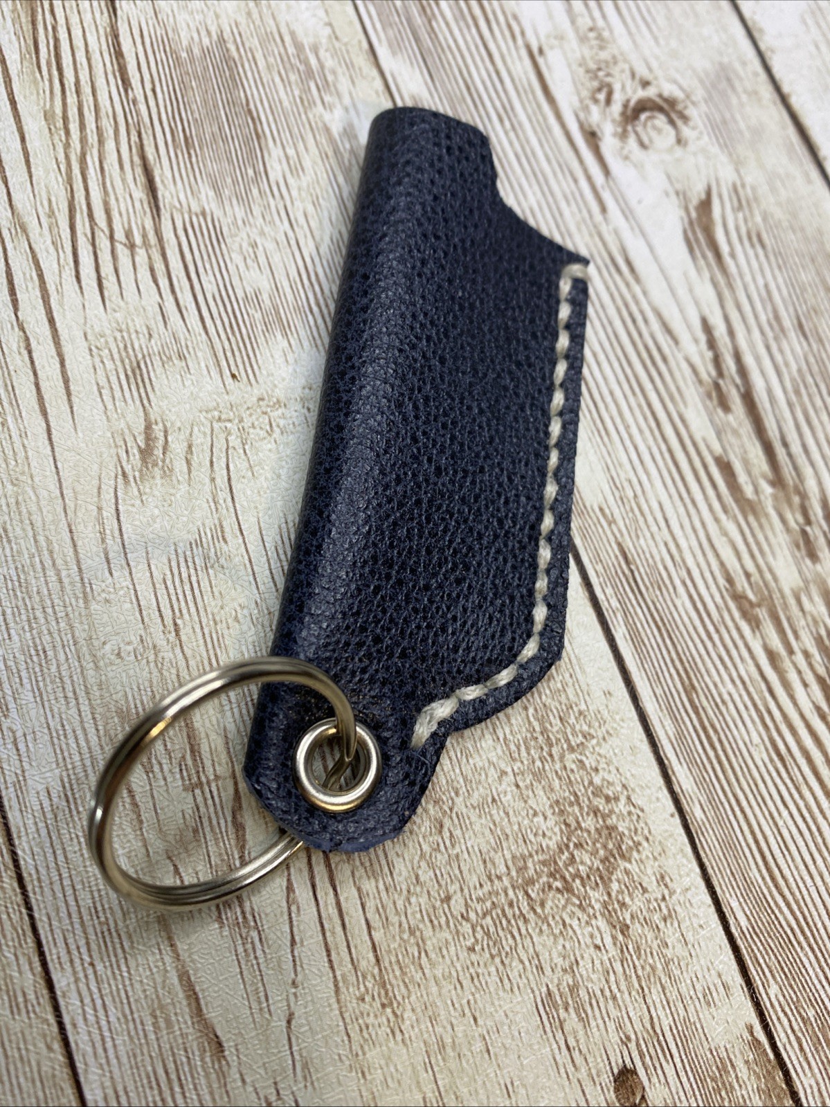 Full Grain Leather Keychain Case Holder Fob Hand&nbsp;made