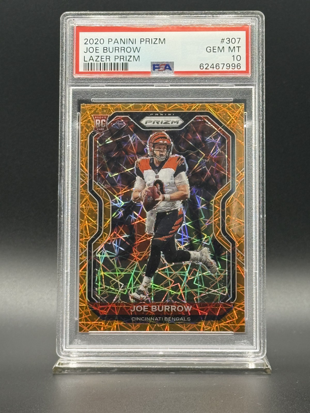 Joe Burrow Panini Prizm #307 Lazer Prizm