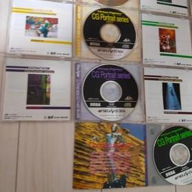 Sega Saturn VirtuFighter CG Portrait Set 11 Figures Used