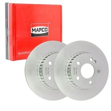 2x MAPCO BREMSSCHEIBEN 295mm BELÜFTET VORNE passend für MERCEDES C-KLASSE | 1525