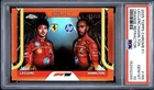 2025 Lewis Hamilton Leclerc Formula 1 Topps Chrome Orange 13/25 PSA 10 GEM POP 2