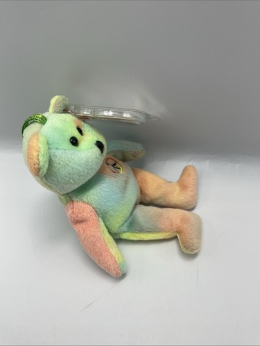 2 x TY Jingle Beanies Mini Decorazioni da Appendere Orso della Pace con Etichette in Protezioni - Foto 9 di 10