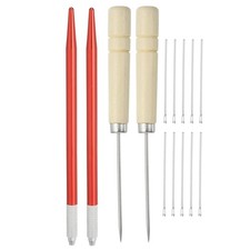 Doll Hair Rooting Holders Kit, 0.6mm Rerooting Needles, Red