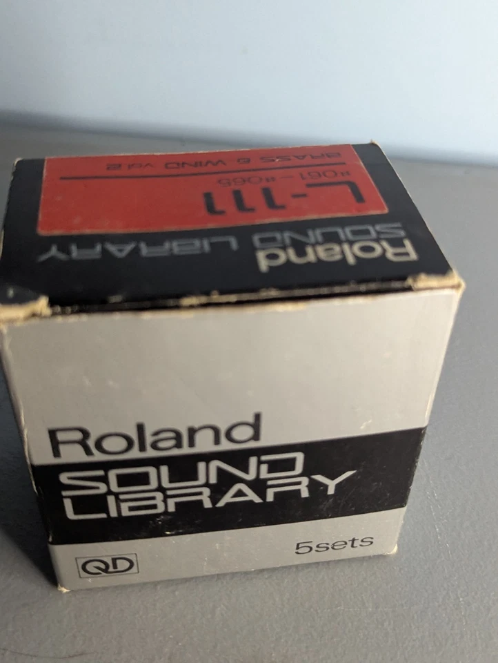 Roland Sound Library QUICK DISK (QD) L-111 BRASS & WIND Vol 2 #061-#065 Sets  - Image 3 of 4