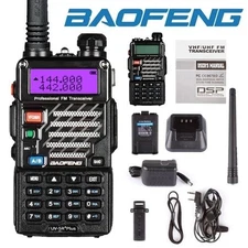 NEW Baofeng UV 5R Two Way Radio Transceiver Two Pack with Accessories